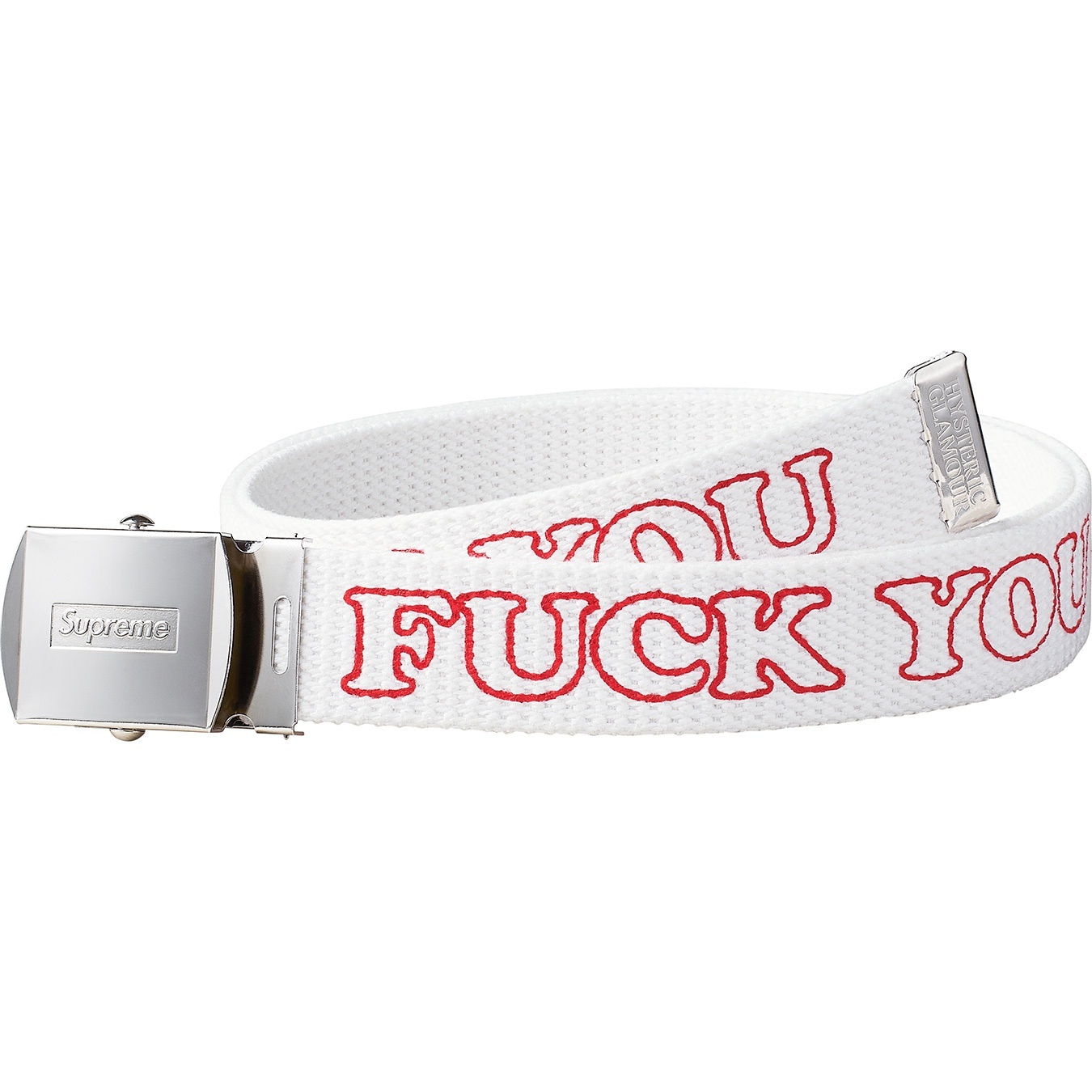 Supreme/HYSTERIC GLAMOUR Fuck You Belt view 2